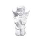 Gheawn Desktop Ornament Sculpture Sculpture Baby Angel Resin Cherub Statue Garden Miniature Statue Cute Angel Sculpture Memorial Statue Gold White Cherub Sculpture