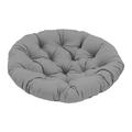 kesoto Padded Seat Cushion Egg Shape Chair Pad Hanging Chair Cushion Soft Fabric Thick Patio Chair Pad Diameter 40cm for Living Room Dark Gray