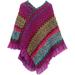 PIKADINGNIS Women s Retro Ethnic Hedging Cape Shawl Christmas Poncho Tassel Shawl