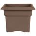 Jaxnfuro Veranda Deck Box Planter - 14 - Chocolate