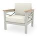 Acacia Wood Outdoor Lounge Chair