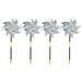 4pcs Reflective Bird Repeller Windmill Shape Bird Repeller Deterrent Bird Tool