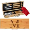 Personalized BBQ Set Grill Set for Men Custom BBQ Set Gift for Dad Husband Engraved BBQ Grill Set Grilling Tools BBQ Grill Utensil Set Groomsmen Gift 10 pc Set