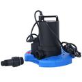 Automatic Swimming Pool Cover Pump 1/3 HP 2500 GPH 120 V Submersible with 3/4 Check Valve Adapter Sump Pump Water Removal for Pool Pond Hot Tub
