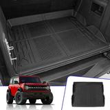 Bomely Fit 2021 2022 2023 Ford Bronco 4 Door Trunk Mat Cargo Mat Cargo Liner All Weather Trunk Liner 2022 Bronco Accessories (Trunk Mat Not Fit Bronco Sport or Bronco 2 Door model)