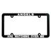 Angels are Watching Over Me Black 12 x 6 Inch Plastic License Plate Frame