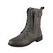 Boots For Women Booties Chunky Heel Side Zipper Boots Shoes Knight Boots Motorcycle Boots