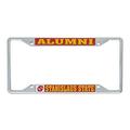 California Cal State University Stanislaus CSUSTAN Warriors NCAA Metal License Plate Frame For Front Back of Car Officially Licensed (Mascot)
