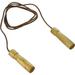 Leather Jump Rope with Wooden Handles Perfect for Endurance Workout for Boxing MMA Martial Arts or Just Staying Fit - for Men Women and Children
