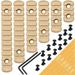 Pecawen Polymer Picatinny Accessory Rail Single Picatinny Rail 3-5-7-9-11-13 Slots Tan