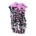 Dnyelq Home Decor Clearance Hanging Flowers Artificial Violet Flowers Wall Wisteria Basket Hanging Garland Vine Flowers False Silk Orchid Artificial Flowers Cloth