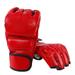 2024 Adult Boxing Gloves Half Finger Open Palm Gloves for Kickboxing Muay Thai Taekwondo Men Women Use Red