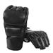2024 Adult Boxing Gloves Half Finger Open Palm Gloves for Kickboxing Muay Thai Taekwondo Men Women Use Black
