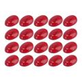 20pcs Flat Back Oval Stone Red Oval Cabochon Stones Carnelian for Photo Pendant Jewelry Making Clay Findings Making