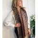 Brown Animal Print Soft Scarf