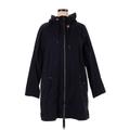 Barbour Coat: Blue Jackets & Outerwear - Women's Size 16