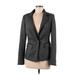 White House Black Market Blazer Jacket: Gray Tweed Jackets & Outerwear - Women's Size 8