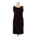 Casual Dress - Sheath: Purple Dresses - Women's Size 14