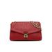 Louis Vuitton Leather Shoulder Bag: Red Bags