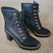 Tory Burch Shoes | New Tory Burch Miller 95mm Lug Sole Ankle Boots In Black, Size 9 | Color: Black | Size: 9