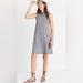 Madewell Dresses | Madewell Dress Marled Gray Sleeveless Mockneck Swingy Tank Dress Size Small | Color: Gray | Size: S