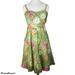 Anthropologie Dresses | Anthro Girls From Savoy Floral Silk Dress | Color: Green | Size: 10