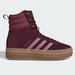 Adidas Shoes | Adidas Gazelle Platforms High Tops Maroon W6.5 | Color: Gold/Red | Size: 6.5