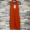 Zara Dresses | A Dark Orange And Dark Green Summer Dress | Color: Green/Orange | Size: Various