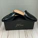 J. Crew Shoes | J. Crew Academy Loafer Mule. Black Leather. 1” Heel. Excellent Condition. Size 9 | Color: Black | Size: 9