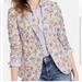 J. Crew Jackets & Coats | J. Crew X Liberty Fabric Campbell Jacket Floral Pink White Blue | Color: Blue/Pink | Size: 6