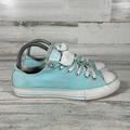 Converse Shoes | Converse Girls Chuck Taylor All Star 652633f Aqua Blue Sneakers Shoes Size 5 | Color: Blue | Size: 5
