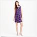 J. Crew Dresses | J Crew Purple Midnight Floral Jacquard Shift Dress | Color: Blue/Purple | Size: 00