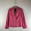 J. Crew Jackets & Coats | J. Crew Schoolboy Blazer Jacket Women's 4 Rayon Single-Breasted Notch Lapel 7803 | Color: Pink | Size: 4