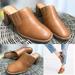 Madewell Shoes | Madewell Leather Slip On Clog Mule Size 6.5 | Color: Tan | Size: 6.5