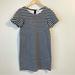J. Crew Dresses | J. Crew Short Sleeve Striped T-Shirt Shift Mini Dress | Color: Gray/White | Size: Xs