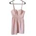 Anthropologie Dresses | Anthro Moulinette Soeurs Us 2 Pink Silver Tweed Mini Dress Strappy Summer | Color: Cream/Pink | Size: 2