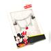 Disney Jewelry | Disney Mickey & Minnie Mouse Charms Bracelet, Crystals, Rhodium | Color: Black/Red | Size: 6.5" - 7.5"