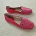 Michael Kors Shoes | Nwot Michael Kors Pink Kendrick Logo Slip-On Espadrille Sz9.5 | Color: Pink | Size: 9.5