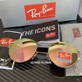 Ray-Ban Accessories | Free Shipping Ray-Ban Round Metal Rb3447 Pink Lens Gold Frame | Color: Gold/Pink | Size: Os