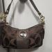 Coach Bags | Coach Signature 12657 Chocolate Brown Canvas Zoe Hobo Tote Shoulder Bag Purse | Color: Brown | Size: Os