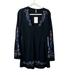 Free People Dresses | Free People Holiday Folk Embroidered Mini Dress Nwt | Color: Black | Size: 8