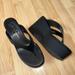 Jessica Simpson Shoes | Brand New Never Worn Jessica Simpson Black Platform Wedge Sandal | Color: Black | Size: 7