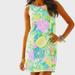 Lilly Pulitzer Dresses | Lily Pulitzer "Cathy" Hibiscus Stroll Shift Dress | Color: Blue/Pink | Size: 2