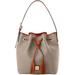 Dooney & Bourke Bags | Dooney & Bourke Pebble Grain Aimee Drawstring Shoulder Bag - Taupe | Color: Brown | Size: Os