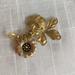 Anthropologie Jewelry | 3in1 Vintage Flower Charm | Color: Gold | Size: Os