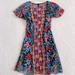 Anthropologie Dresses | Anthropology Dress By Eva Franco, Mesh Embroidered Muli Color Dress Size 8 | Color: Black/Blue | Size: 8