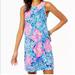 Lilly Pulitzer Dresses | Lilly Pulitzer Kristen Swing Dress Sway With Me Size Small | Color: Blue/Pink | Size: S