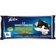 Purina Felix Le Ghiottonerie Feuchtigkeit für Katzen mit Rind und Karotten und mit Huhn und Tomaten, 48 Beutel à 85 g