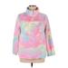 Floral Blooming Fleece Jacket: Pink Jackets & Outerwear - Women's Size X-Large