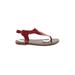 Mossimo Supply Co. Sandals: Red Shoes - Women's Size 9